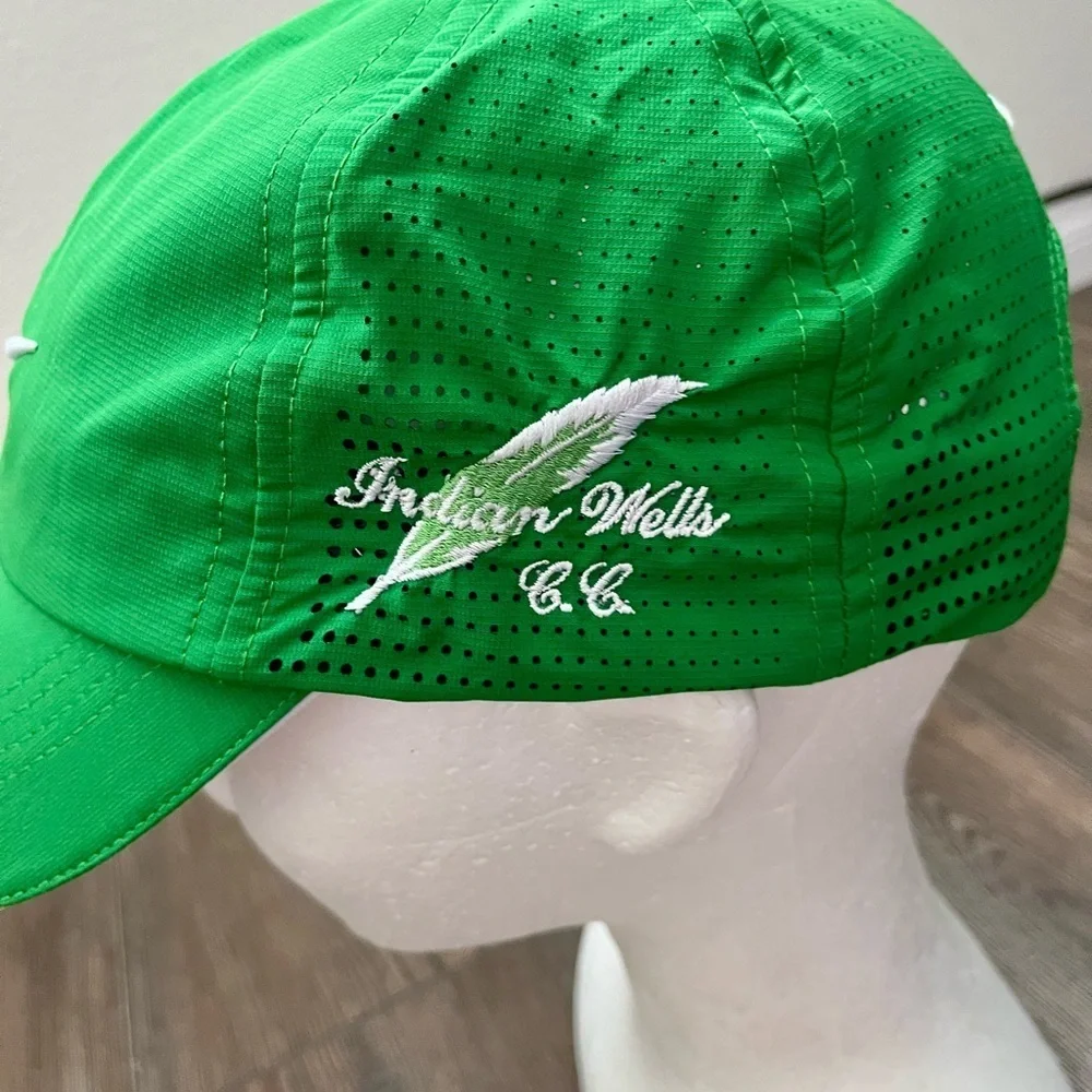 Green Nike Cap with White Logo